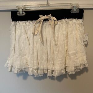 Free People   Mini Skirt — Lightweight 2 Ruffle Hemmed